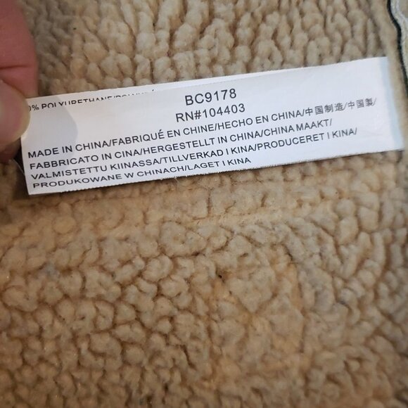 Moon River Ladies Sherpa Jacket Hunter Green Adjustable sides Women's S… - Picture 9 of 13